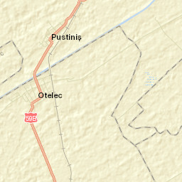 Otelec Street Map