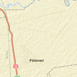 Comuna Pădureni Street Map