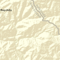 Comuna Rusca Montană Street Map