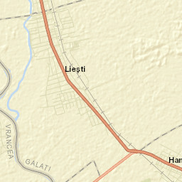 Comuna Lieşti Street Map