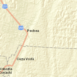 Comuna Cuza Vodă Street Map