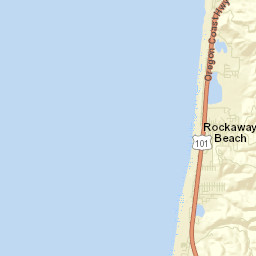 Rockaway Beach Street Map