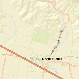 11985 Northwest Dersham Road, North Plains Street Map