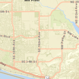 Mill Plain Street Map