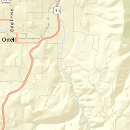 Odell Street Map