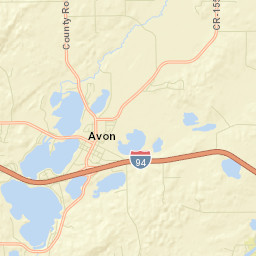 Avon Street Map