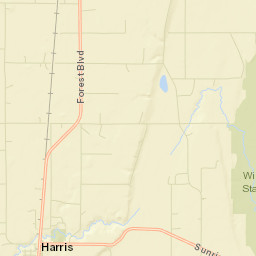 Harris Street Map