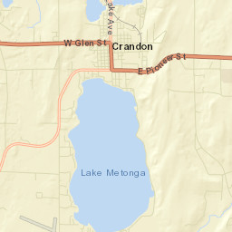 Crandon Street Map
