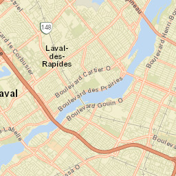 Laval Street Map