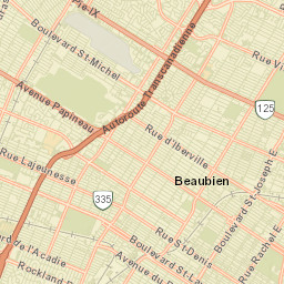 Saint-Michel Street Map