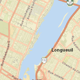 Longueuil Street Map