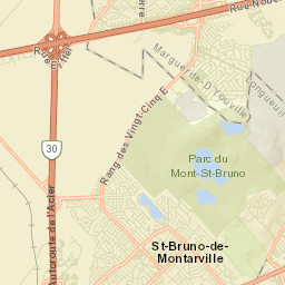 Saint-Bruno-de-Montarville Street Map