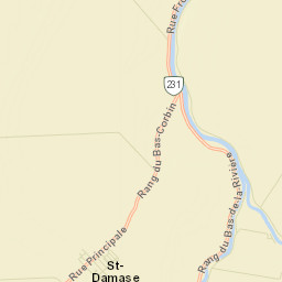 Saint-Damase Street Map