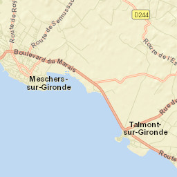Meschers-sur-Gironde Street Map
