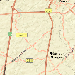 Pons Street Map