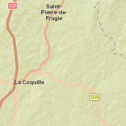 La Coquille Street Map