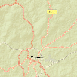Meymac Street Map