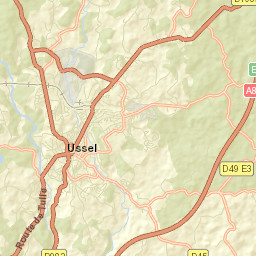 Ussel Street Map