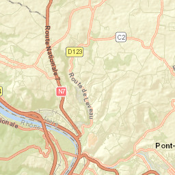 Pont-Évêque Street Map