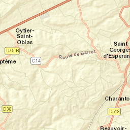 Oytier-Saint-Oblas Street Map