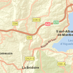 La Bridoire Street Map