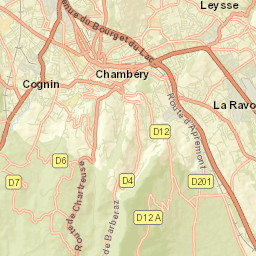 Cognin Street Map