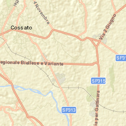 Cossato Street Map