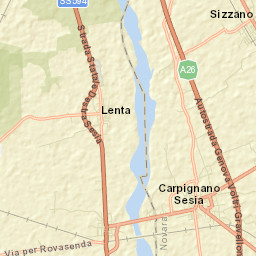 Ghislarengo Street Map