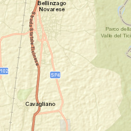 Bellinzago Novarese Street Map