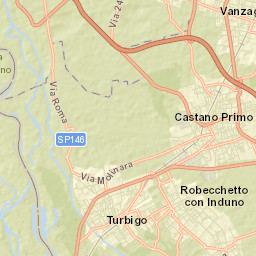 Robecchetto Con Induno Street Map