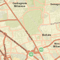 Garbagnate Milanese Street Map