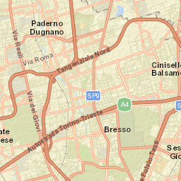 Cusano Street Map