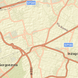 Cambiago Street Map