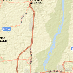 Pagazzano Street Map