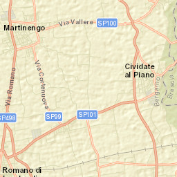 Cividate al Piano Street Map