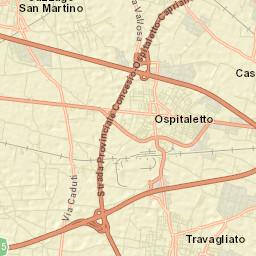 Travagliato Street Map