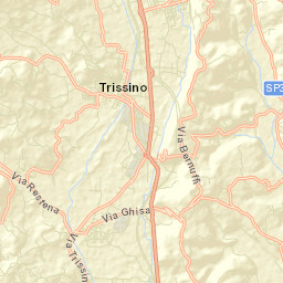 Trissino Street Map