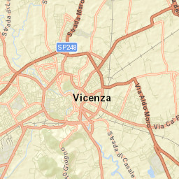 Vicenza Street Map