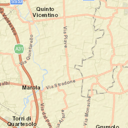 Quinto Vicentino Street Map