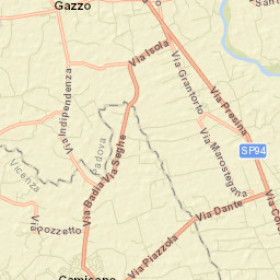 Gazzo Street Map