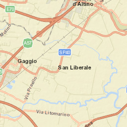 San Liberale Street Map