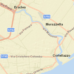 Eraclea Street Map