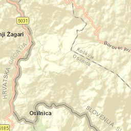 Osilnica Street Map