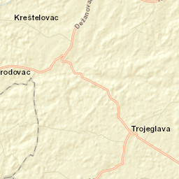 Dežanovac Street Map