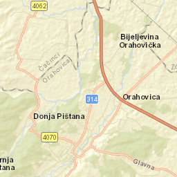 Orahovica Street Map