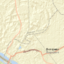 Bogojevo Street Map