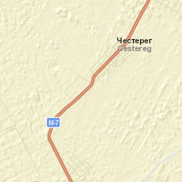 Čestereg Street Map