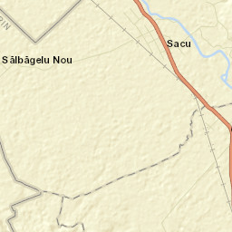 Comuna Sacu Street Map