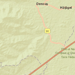 Comuna Densuş Street Map