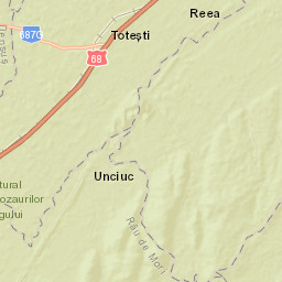 Comuna Toteşti Street Map